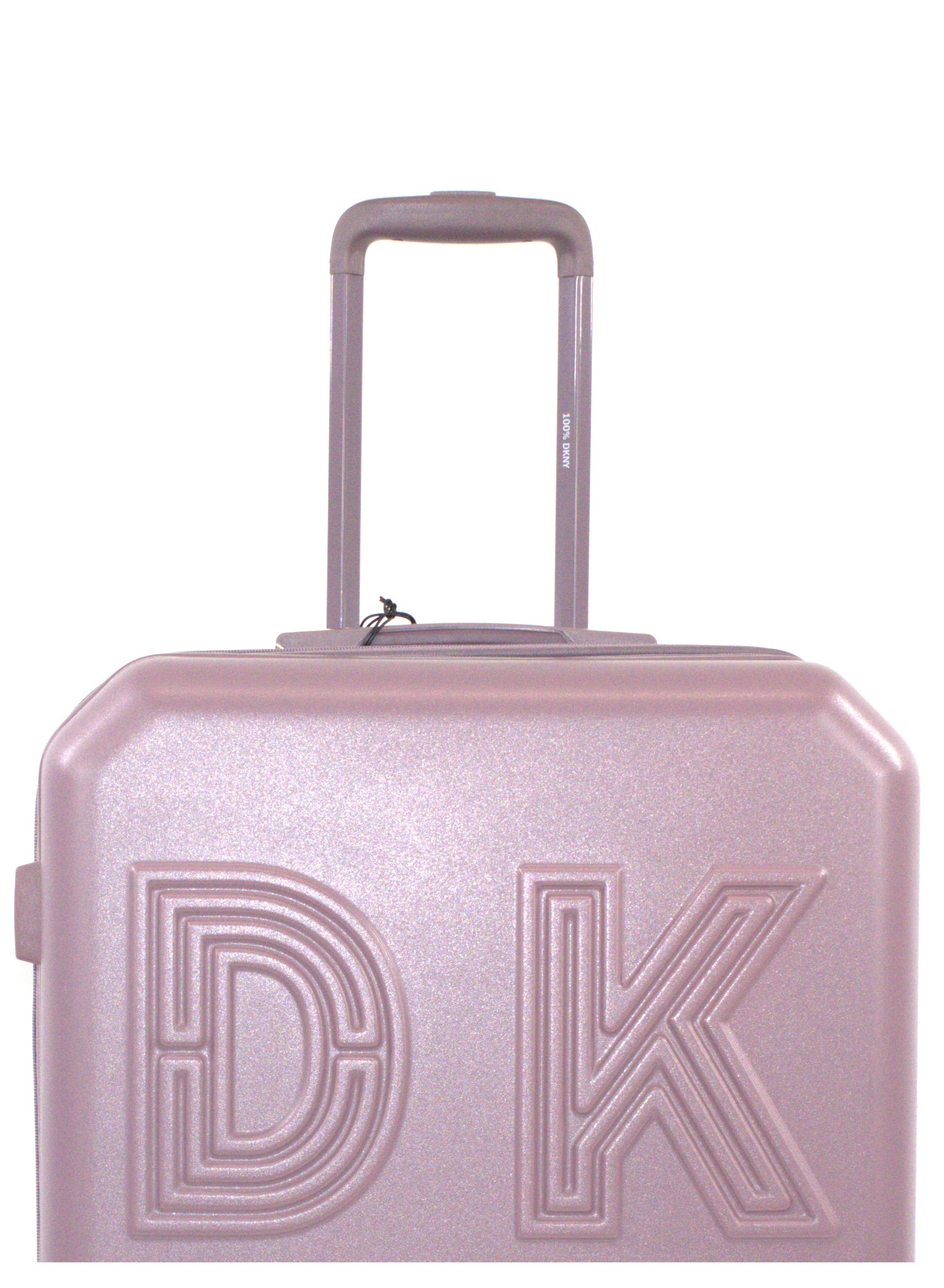 Dkny Remix Hardside Luggage on Wheels for Unisex | Ultra Lightweight ABS on with Spinner Wheels 4 Color French Mauve