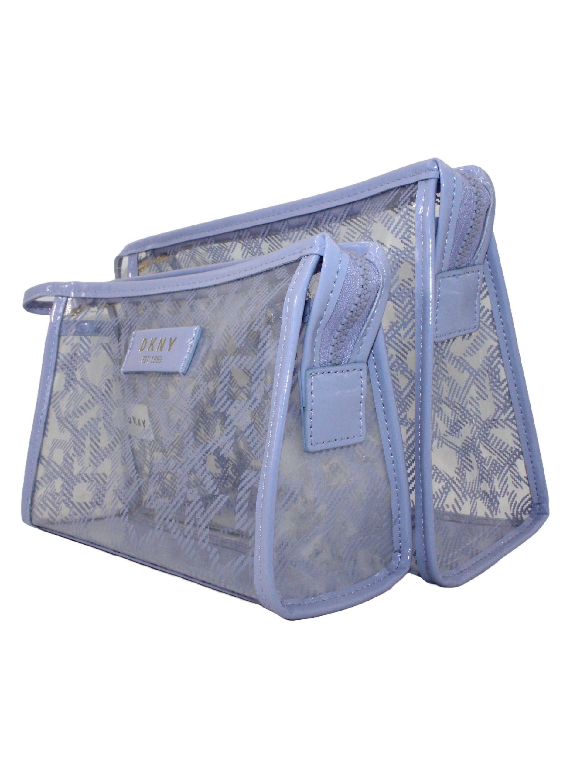 DKNY Lucid Dream T Stand Cosmetic Bag, Travel Make up Bag Small, Small Lightweight Cosmetic Bag Storage Bag, Small Makeup Bag, Travel Toiletry Bag