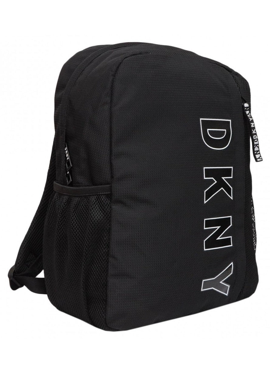 DKNY Venture Business Travel Daypack Laptop Backpack for Men Women and Teens (Black)