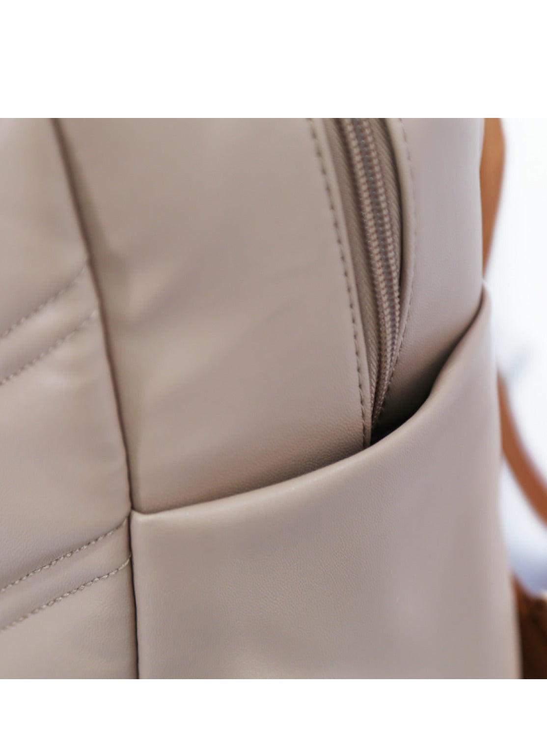 DKNY Bias Business Travel Daypack Laptop Backpack for Women and Girls(Cappuccino)