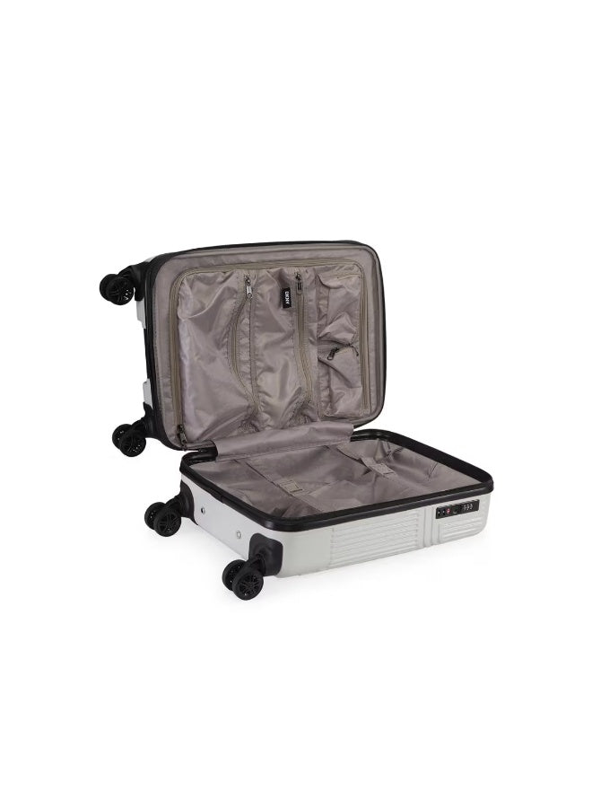 DKNY City Scape Hardside Luggage on Wheels for Unisex | Ultra Lightweight ABS on with Spinner Wheels 4  Color  Ice Grey