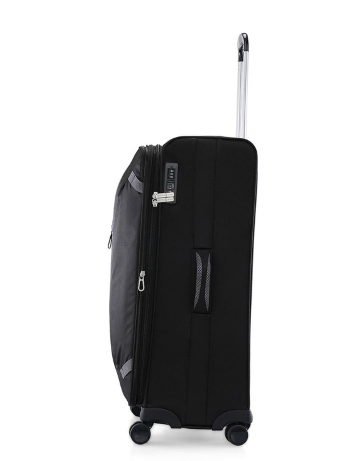 Rockaway Softside Spinner Luggage On Wheels, Ultra Lightweight, 4 Double Wheels