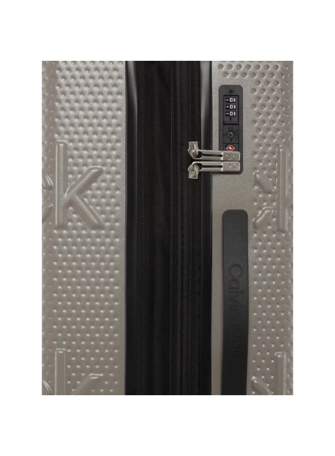 Calvin Klein Insignia 4.0 Hardside Luggage on Wheels for Unisex | Ultra Lightweight ABS with 4 Spinner Wheels | Color Cinder