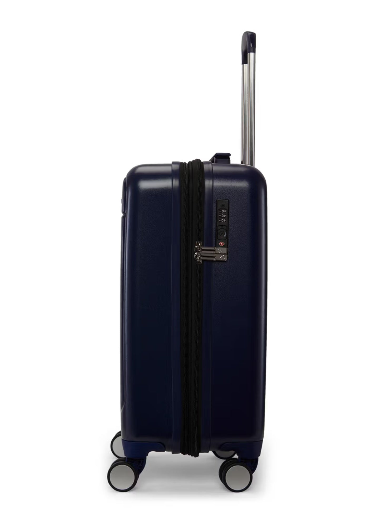 Calvin Klein In Stereo Hardside Luggage on Wheels for Unisex | Ultra Lightweight ABS with 4 Spinner Wheels|Color Midnight Navy
