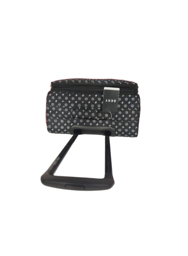 DKNY Legacy Hardside Luggage on Wheels for Unisex | Ultra Lightweight ABS on with Spinner Wheels 4 Color Black/White