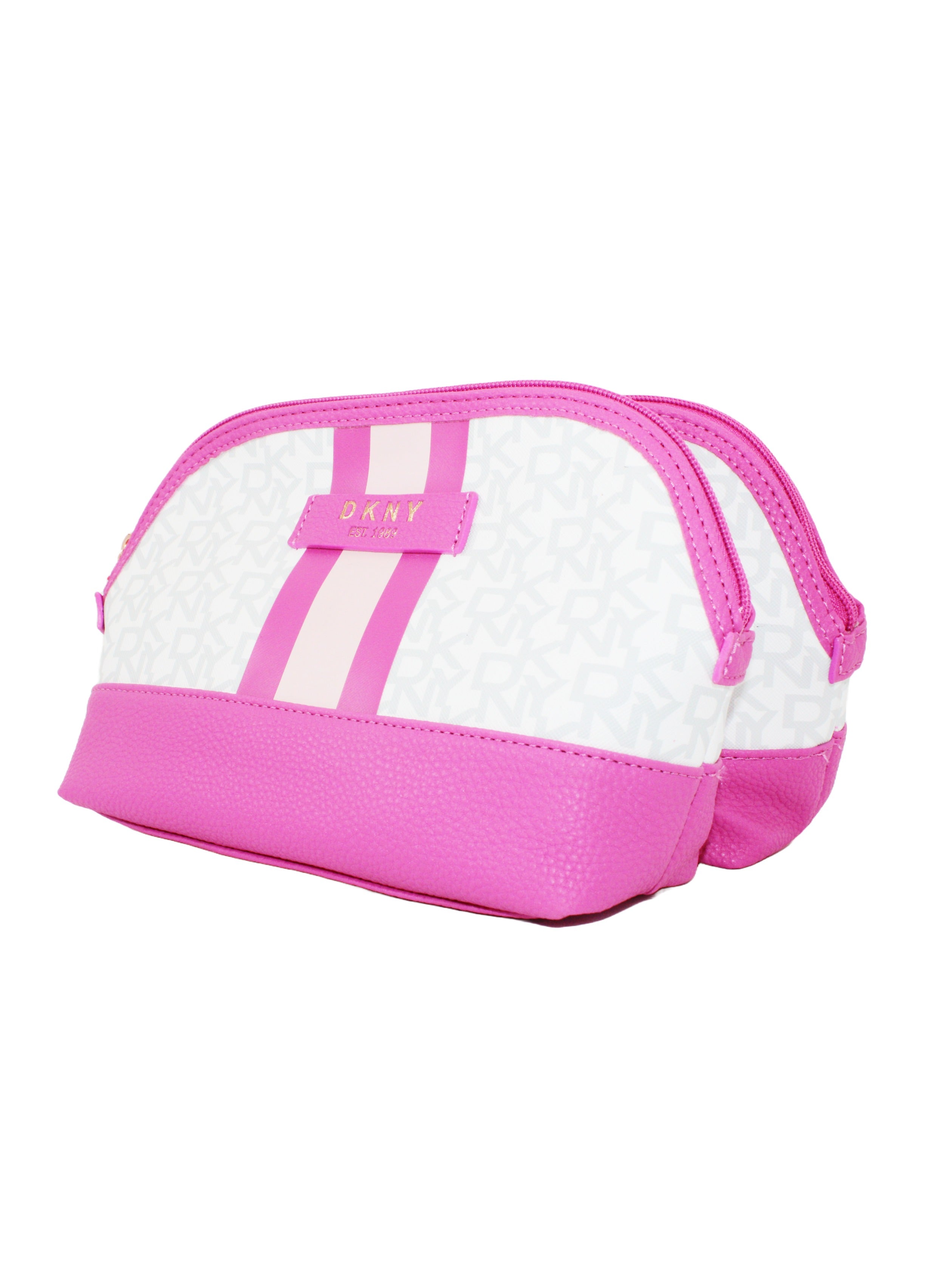 DKNY Signature Stripe 2.0 Cosmetic Bag