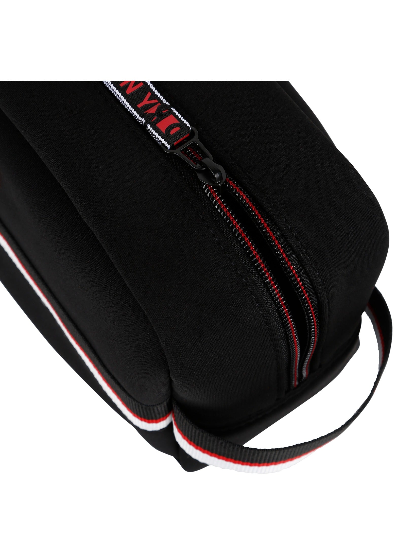 DKNY EXCURSIONIST Men's Toiletry Bag, Black, 6x9x4 cm