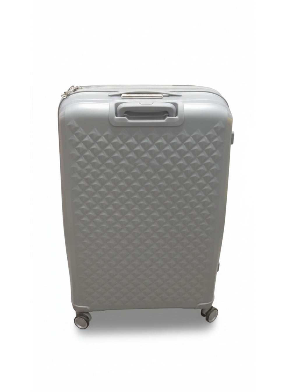 Gabol Queens Large Hard Shell Suitcase – 75cm Trolley Luggage, Lightweight ABS Material, 4-Wheel Spinner, TSA Lock – Plata/Silver