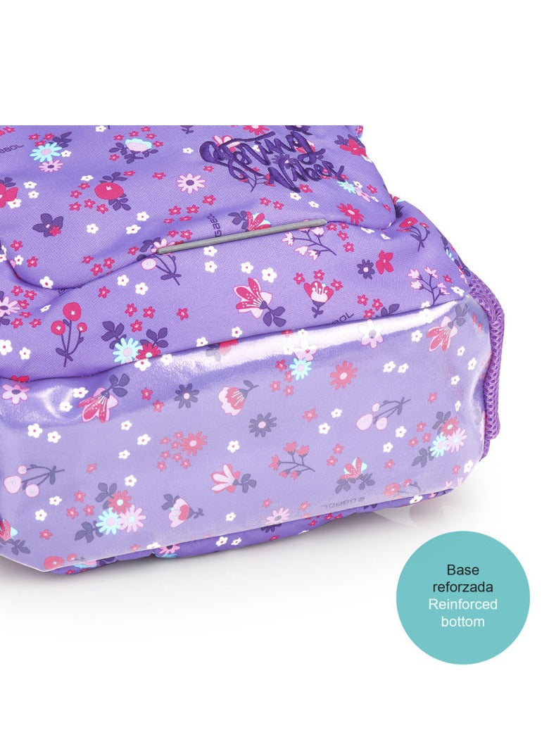 Gabol Violet Kids Backpack Lightweight Children's Nursery School Bag for Preschool Boys Girls