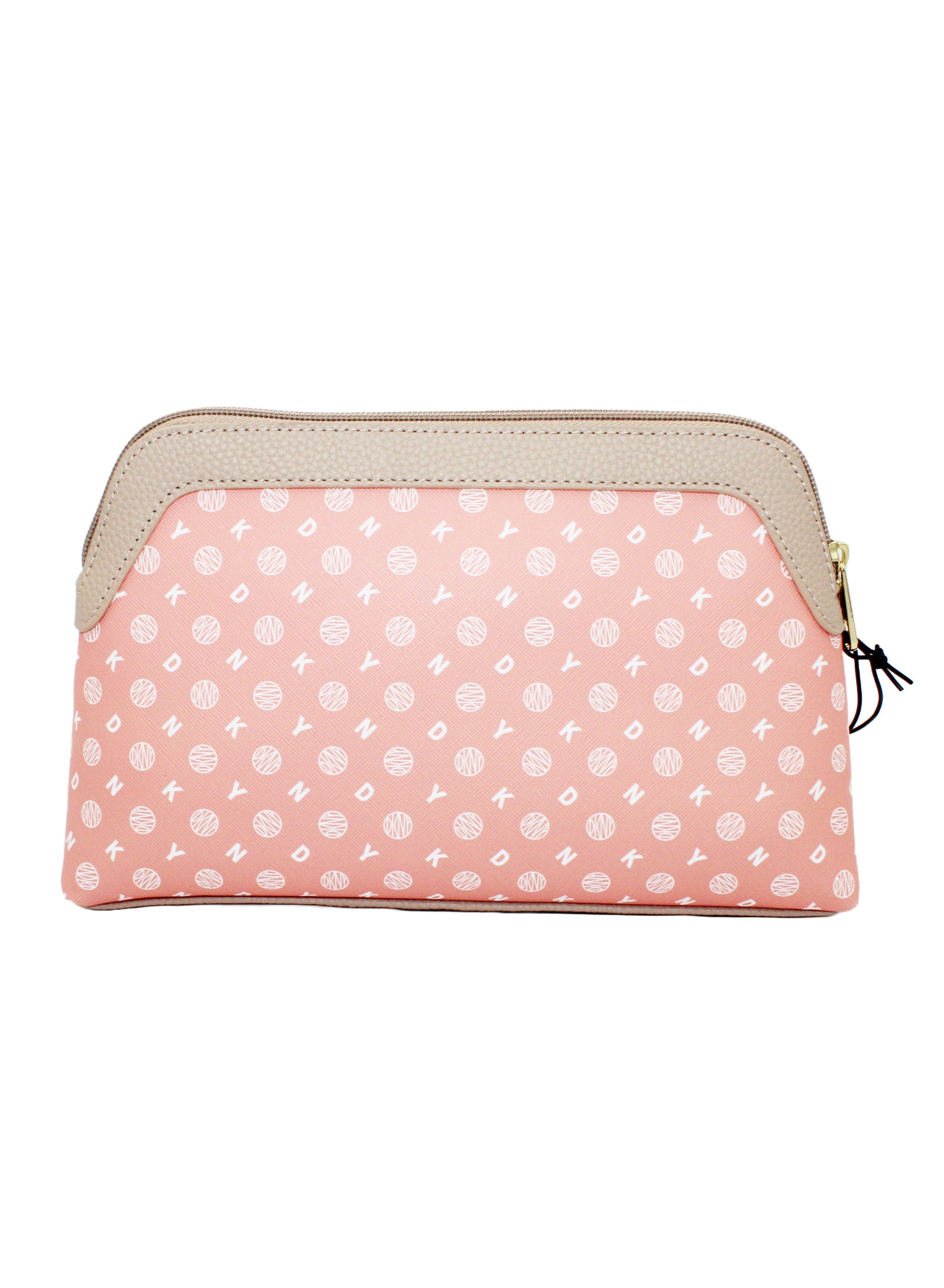 DKNY Legacy Beauty Pouch Cosmetic Bag, Travel Make up Bag Small, Small Waterproof and Lightweight Cosmetic Bag Storage Bag, Small Makeup Bag, Travel Toiletry Bag