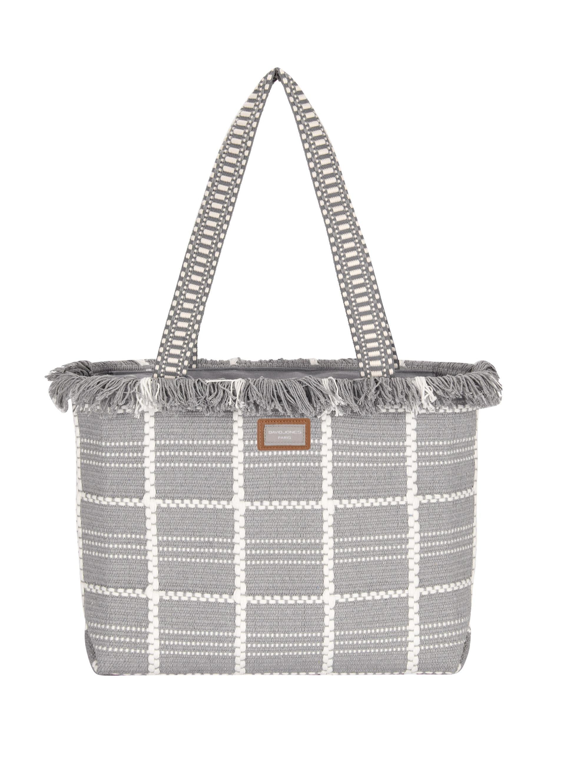 David Jones Kildine Womens Canvas Summer Tote Bags, Casual Beach Multifunction Bag,  Top Handle Shopping Crossbody Bag, Shoulder Bag Daily Working Handbag for Ladies Women Daily Use