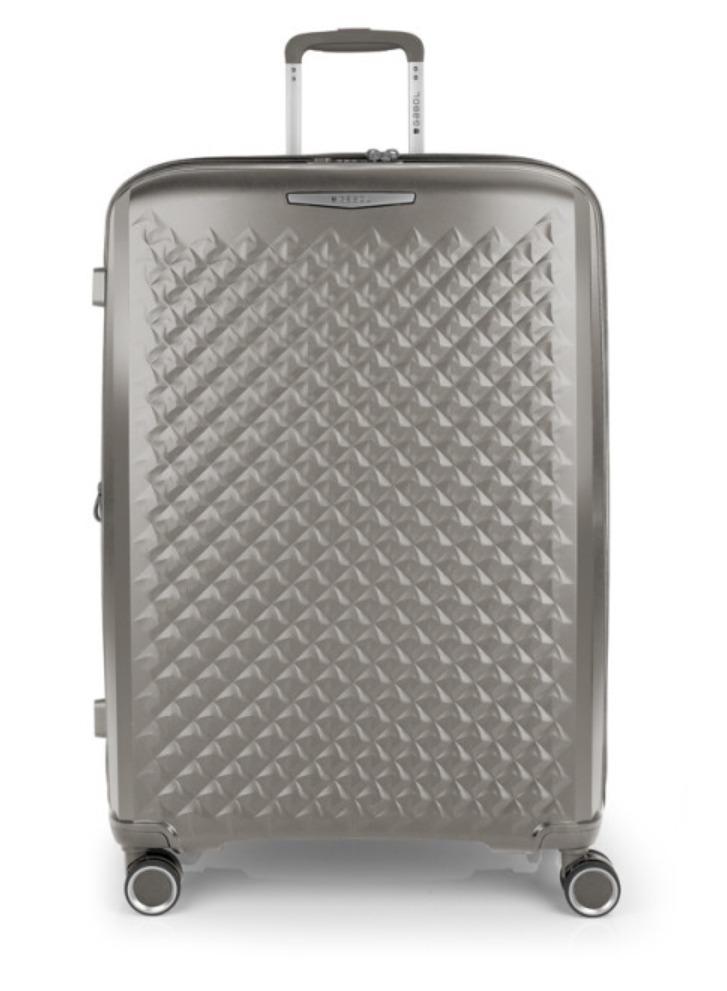 Gabol Queens Luggage ABS + PP Hardshell Clearance Luggage bag Hardside Lightweight Durable Carry On Suitcase Sets, Spinner Wheels, TSA Lock 20/24/28in Color CHAMPAGNE