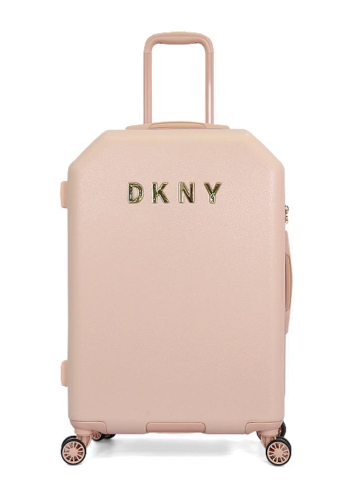 DKNY Allure 3-Piece Hardsided Luggage Set on Wheels for Unisex | Ultra Lightweight ABS with Spinner Wheels 4 Color Pink