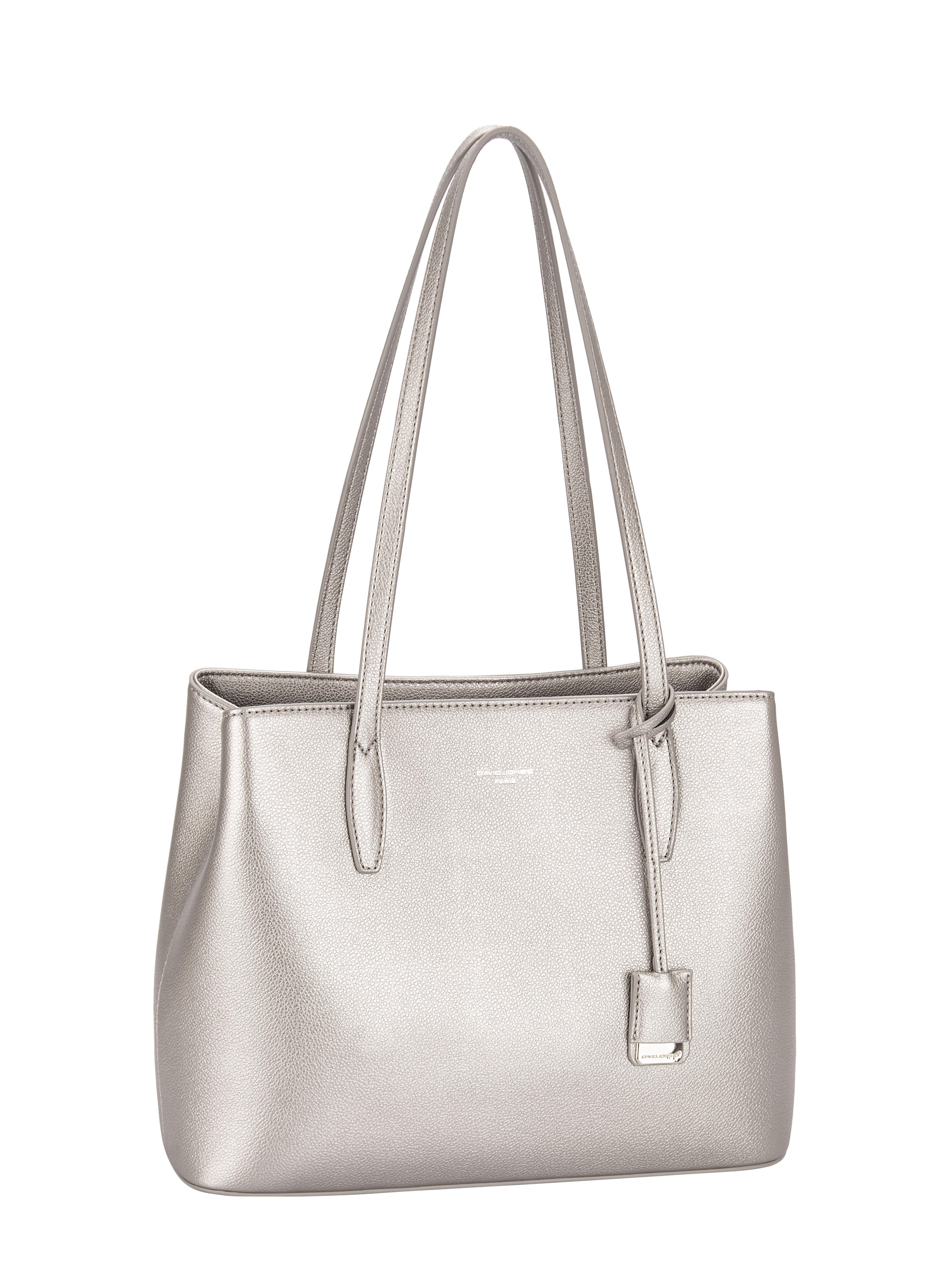 David Jones Kyria Handbags for Women Top Handle Purse Faux Leather Satchel Bags Stylish Tote Bags Shoulder Crossbody Bag Ladies Handbag