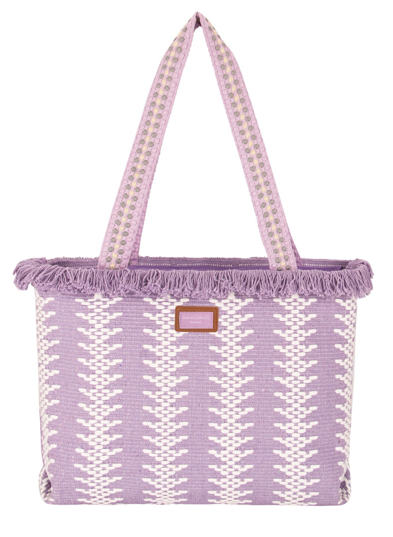 David Jones Kanza Womens Canvas Summer Tote Bags, Casual Beach Multifunction Bag,  Top Handle Shopping Crossbody Bag, Shoulder Bag Daily Working Handbag for Ladies Women Daily Use