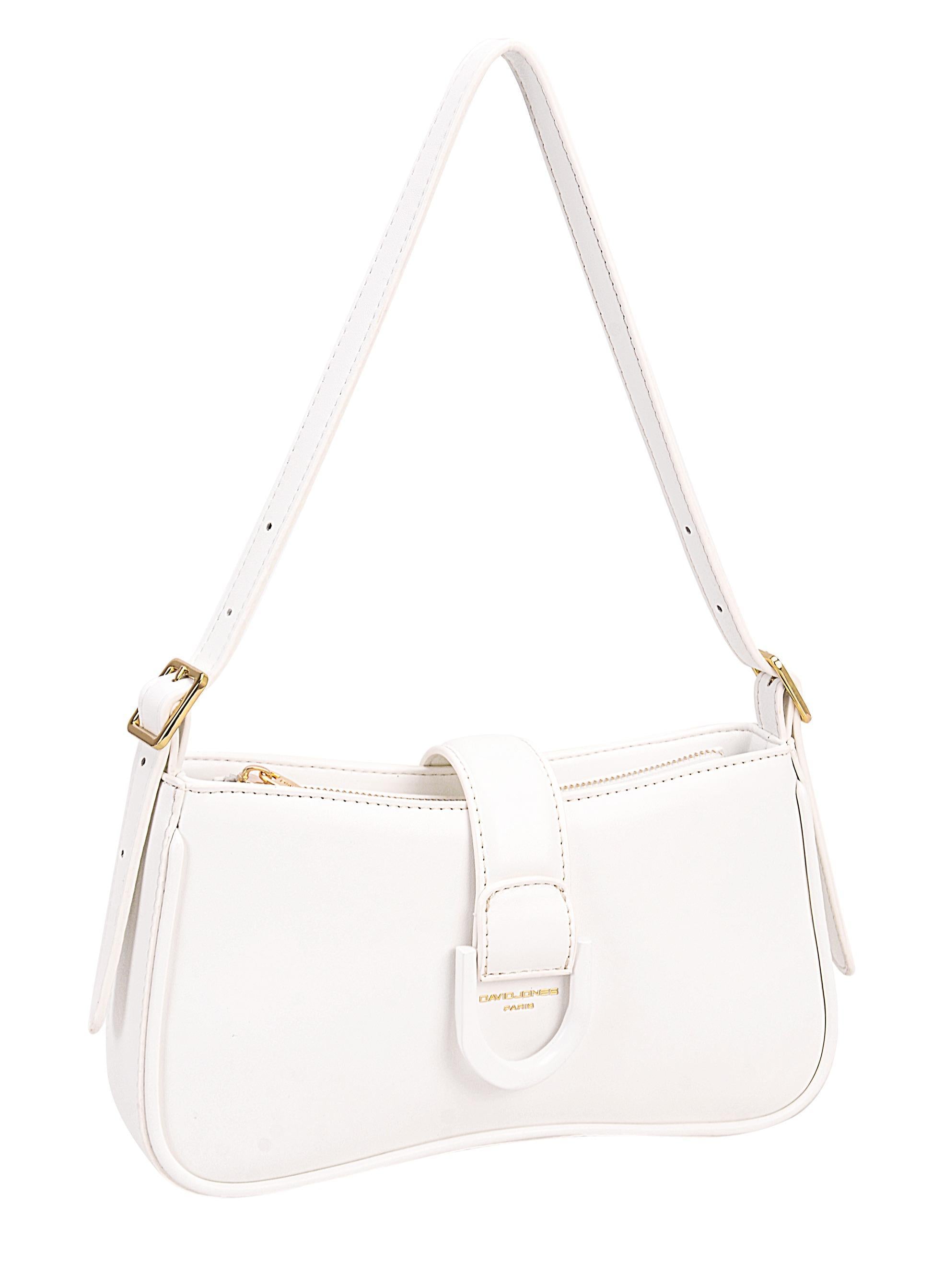 David Jones Kilia Collection Shoulder Bag for Women, faux Leather Hobo Crossover Fashion Handbag Purse