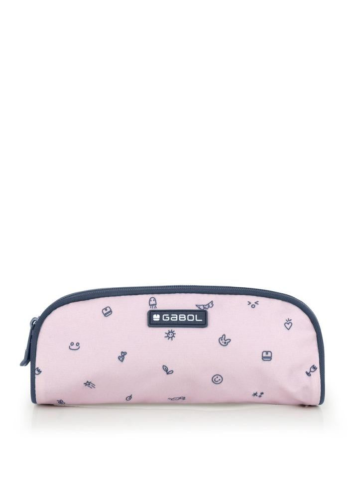 Pink Printed Pencil Case Cute Design