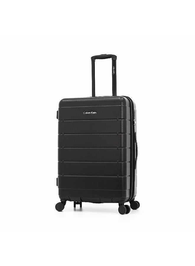 Palisades Hardside Luggage on Wheels for Unisex | Ultra Lightweight ABS on with Spinner Wheels 4 Color Black