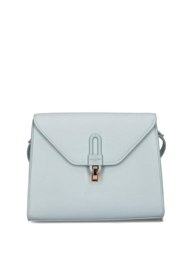 David Jones Shoulder Bag for Women, faux Leather Hobo Crossover Fashion Handbag Purse Color COCONUTCREAM