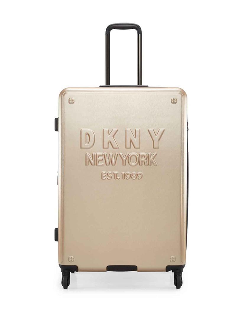 Dkny New Yorker Hardside Luggage on Wheels for Unisex | Ultra Lightweight ABS on with Spinner Wheels 4 Color Champagne
