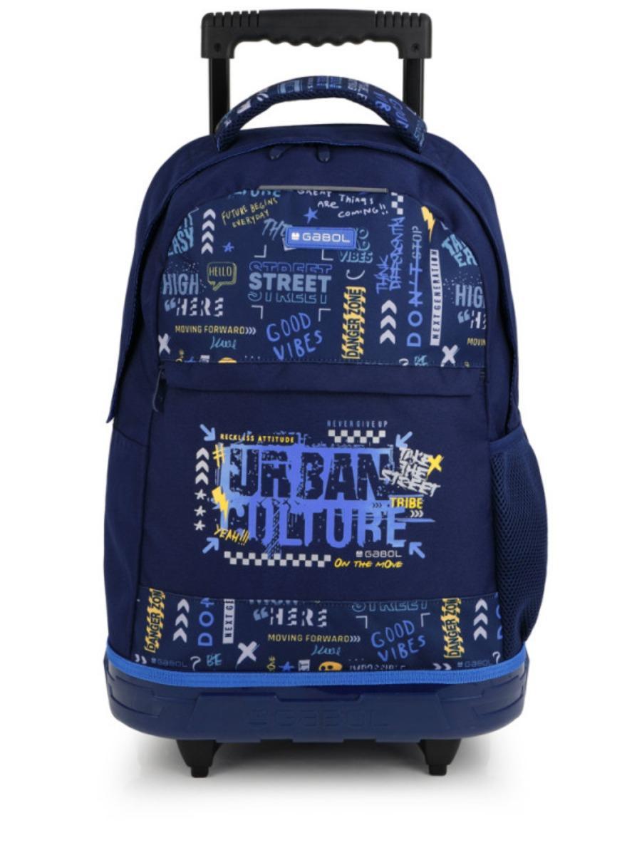 Gabol Skull Kids Trolley Backpack Children's Nursery School Bag for Preschool Boys Girls