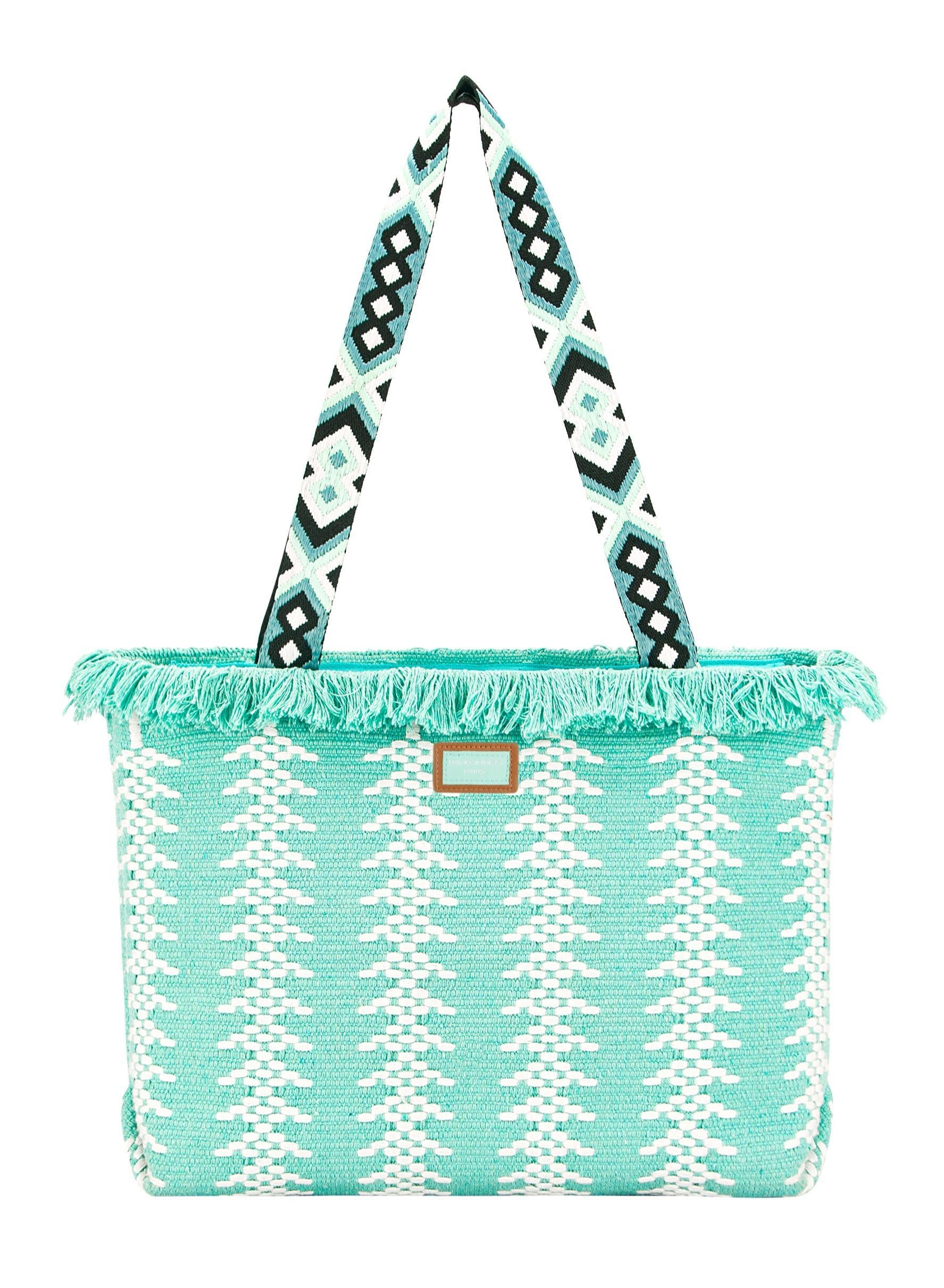 David Jones Kanza Womens Canvas Summer Tote Bags, Casual Beach Multifunction Bag,  Top Handle Shopping Crossbody Bag, Shoulder Bag Daily Working Handbag for Ladies Women Daily Use