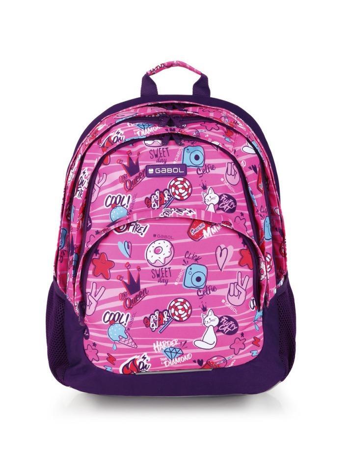 Gabol Sticker Kids Backpack Lightweight Children's Nursery School Bag for Preschool Boys Girls