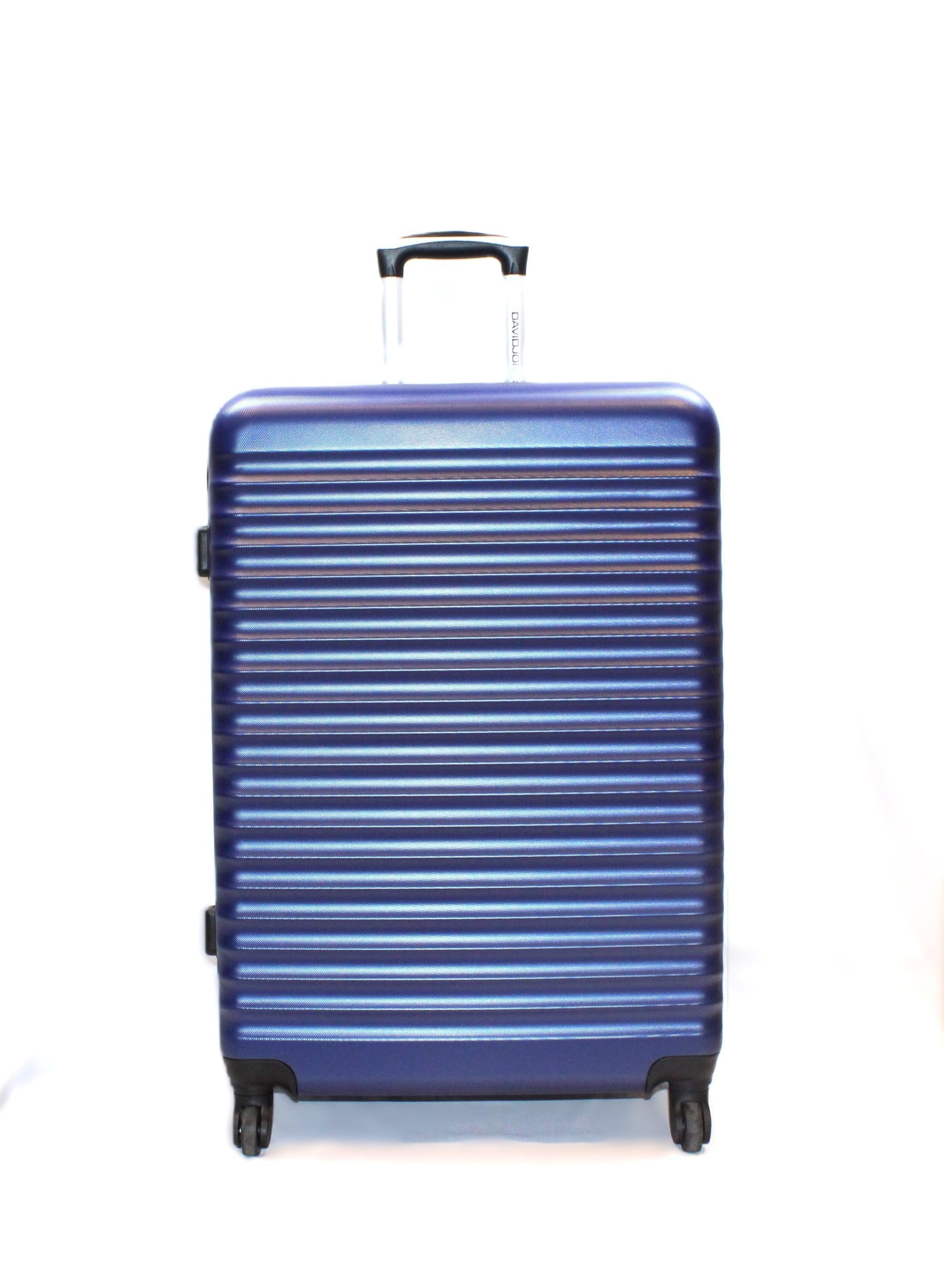 David Jones PARIS Luggage, Hardside Spinner Luggage, Ultra Lightweight ABS, 4 Double Wheels, TSA Lock 3 Pieces (20/24/28inch)