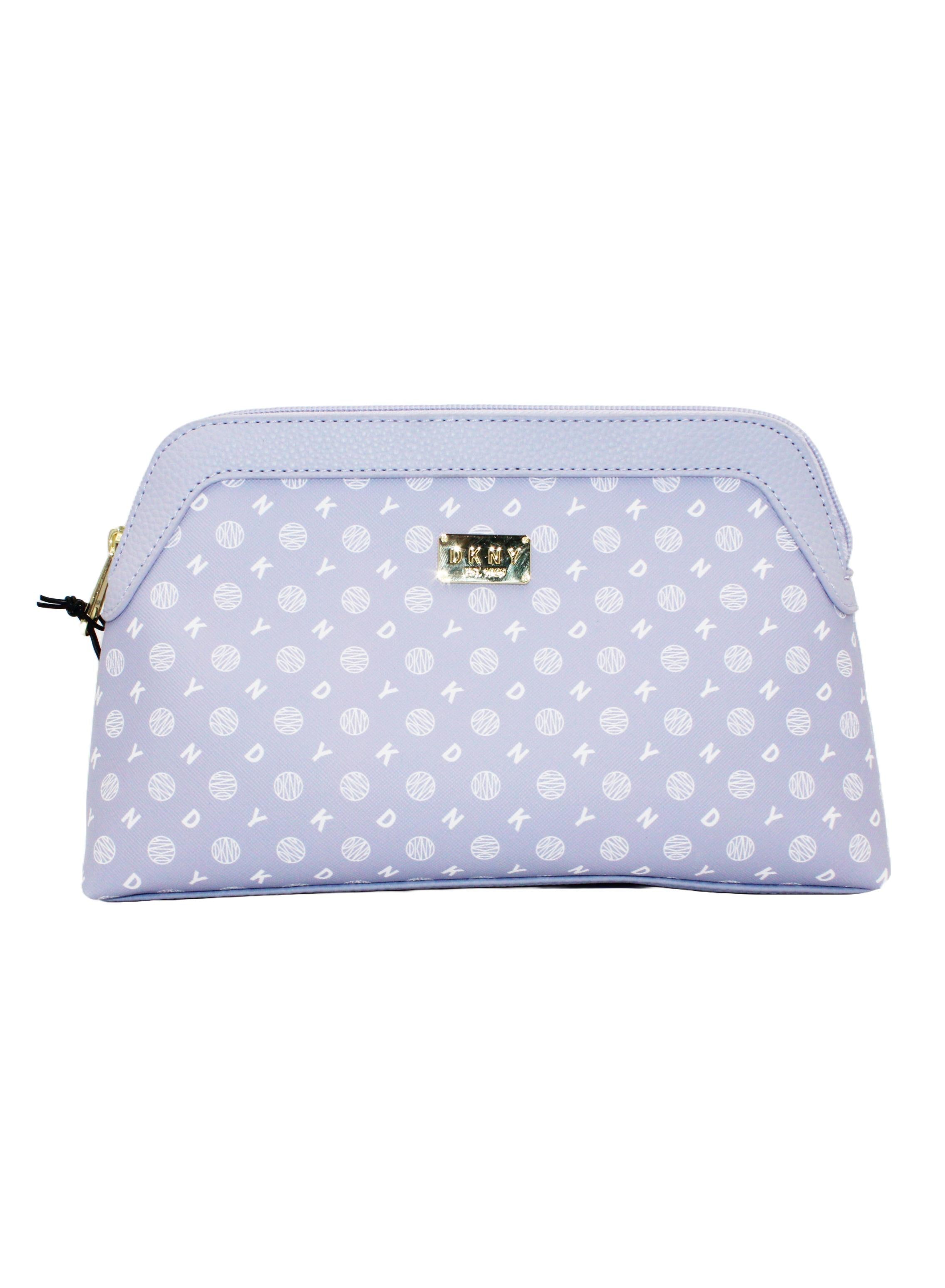 DKNY Legacy Beauty Pouch Cosmetic Bag, Travel Make up Bag Small, Small Waterproof and Lightweight Cosmetic Bag Storage Bag, Small Makeup Bag, Travel Toiletry Bag